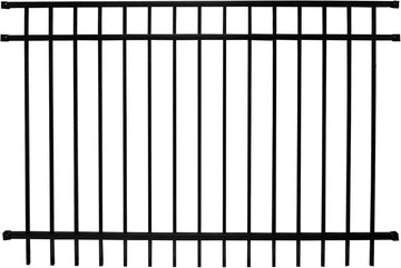Livingston Aluminum Fence Kit - DIY Kit for Backyard and Garden Fencing, Made with Durable Powder-Coated Aluminum