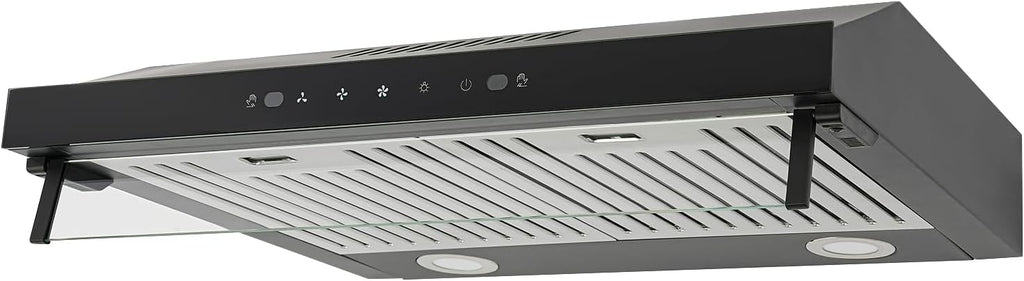 48 Inch Copper Island Mount Range Hood 610 CFM LED Lights Dishwasher-Safe Baffle Filters