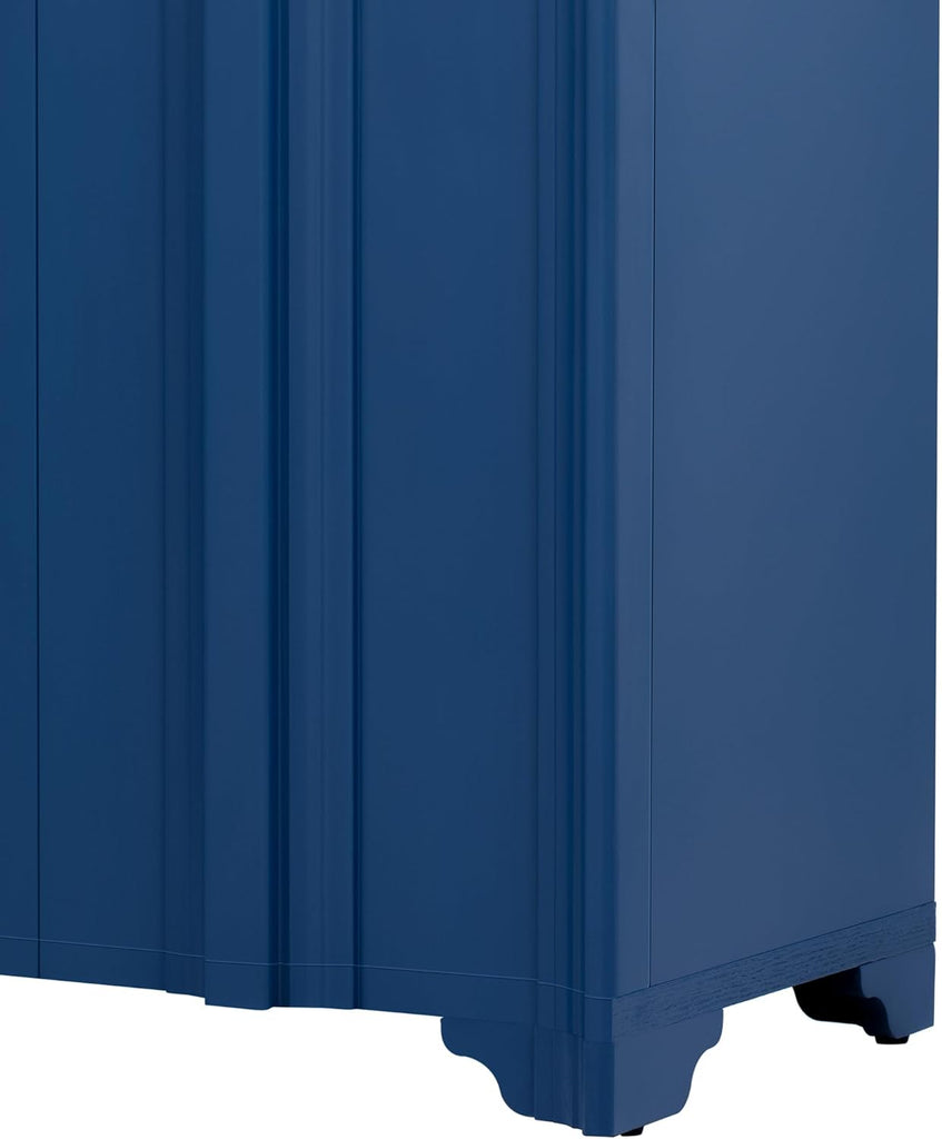 59.7" Modern Buffet Cabinet with 4 Linear Doors