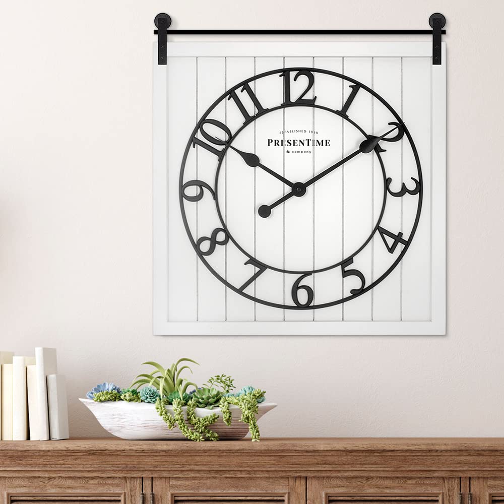 Farmhouse Barn Door Clock