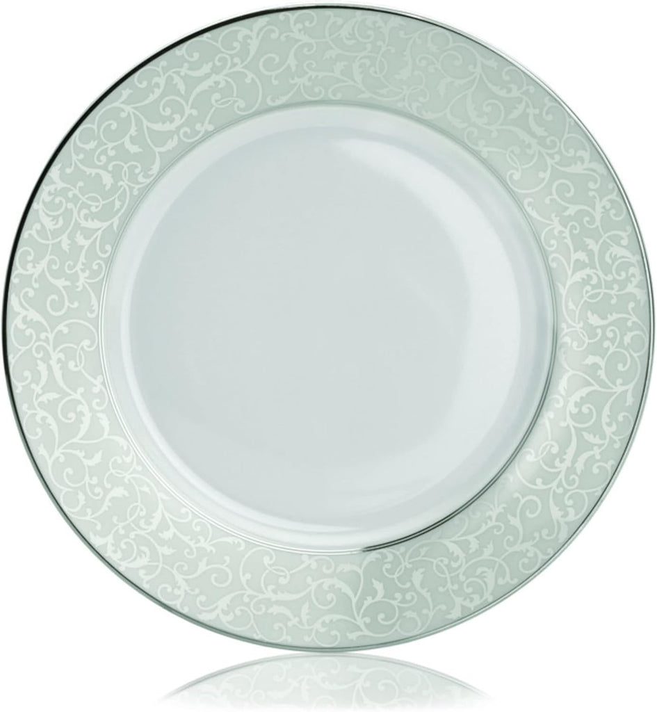 Parchment 40-Piece Dinnerware Set, Service for 8, Durable Porcelain Plates, Bowls, and Mugs with Contemporary Design