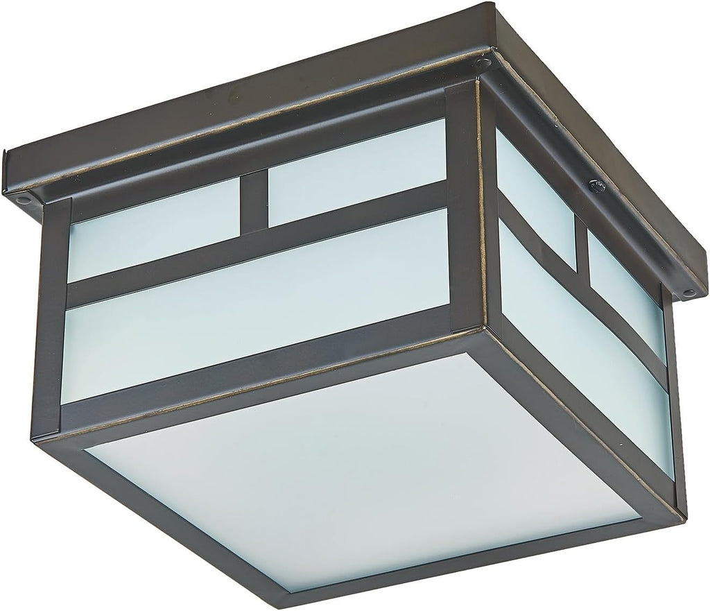 9.5 Inch Black Flush Mount Ceiling Light