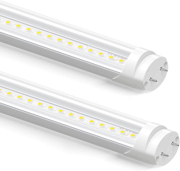 Fluorescent Light Bulbs 48 inch Long, Type A+B T8 LED Bulb 4 Foot Replacement for F32T8 or F40T12 Lights Tube