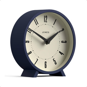 Venus Desk Clock | Modern Round Design | Blue