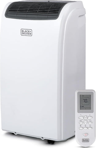Portable Air Conditioner, 12,000 BTU Cooling, 9,000 BTU Heating for Rooms up to 550 Sq. Ft., Follow Me Remote