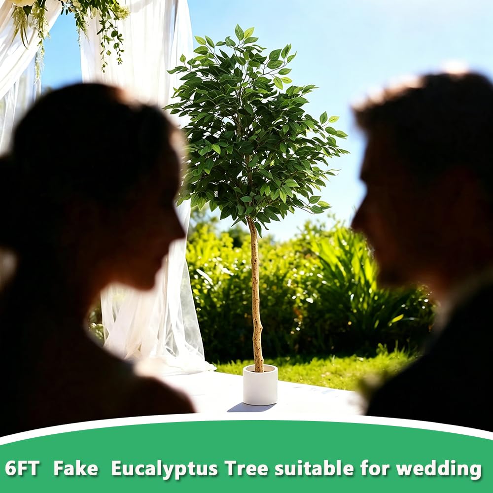 Artificial Ficus Tree, 6Ft