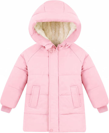 Toddler Boys Girls Winter Coat Warm Fleece Jacket for Kids 1
