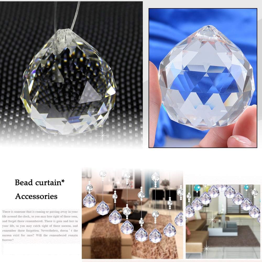 3.15Inch Hanging Large Prism Pendant,Prisms Sun Catcher Rainbow Maker Crystal Sunshinecatchers for Windows