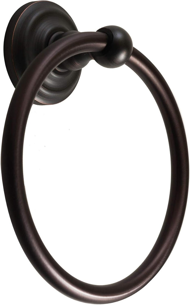 Bathroom Accessories Set, Bath Hardware, Includes Robe Hook, Toilet Paper Holder, Towel Ring, 18" & 24" Towel Bar