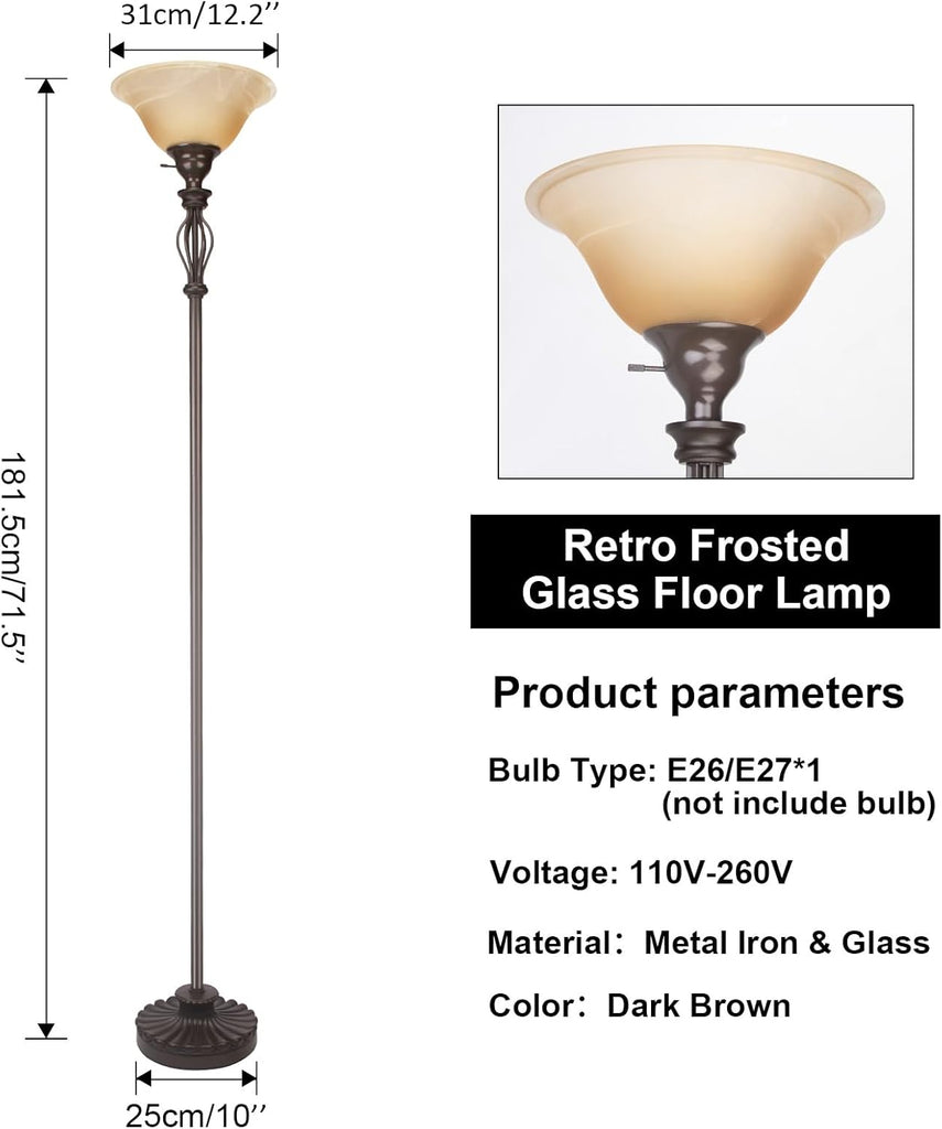 Torchiere Floor Lamps - Stand Up Lamp with Corner Floor Lamp Design