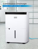 1000 Sq. Ft. Dehumidifier for Home, Bedroom and Basement, Up To 9 Pints Per Day, ENERGY STAR Certified, 3.3