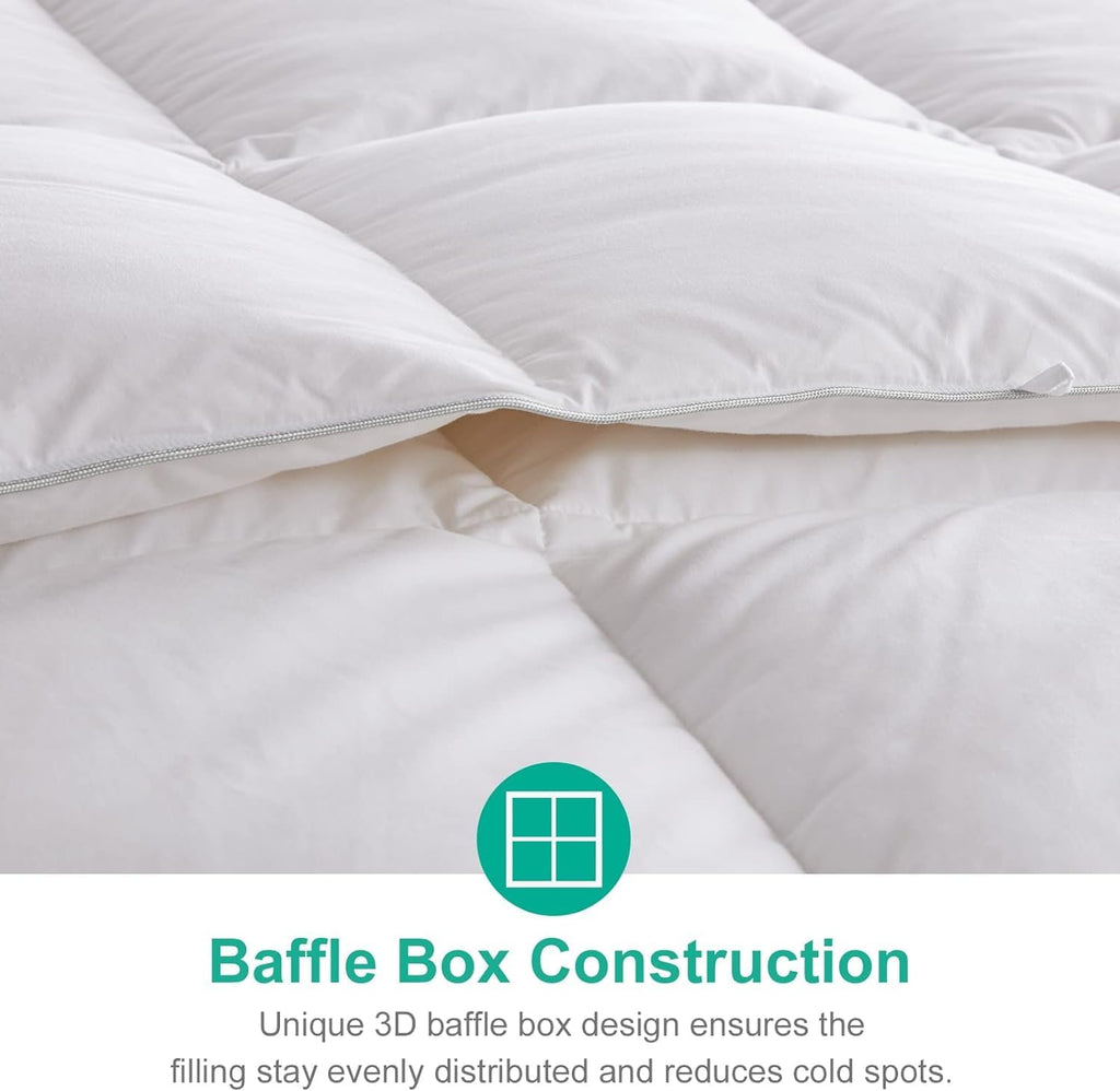 All Season Down Feather Fibers Comforter King