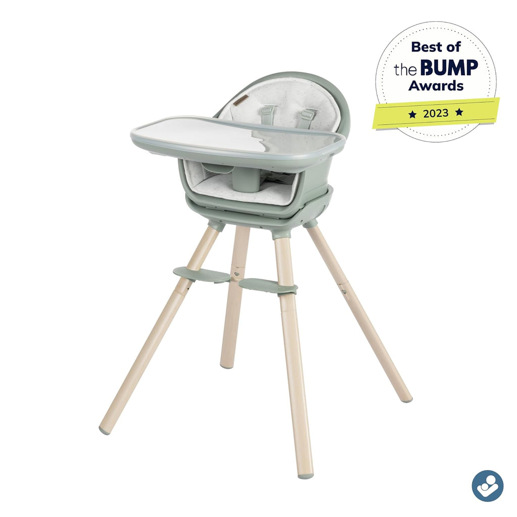 Moa 8-in-1 High Chairs for Babies and Toddlers, Machine Washable Infant High Chair, Compact, Convertible to Booster