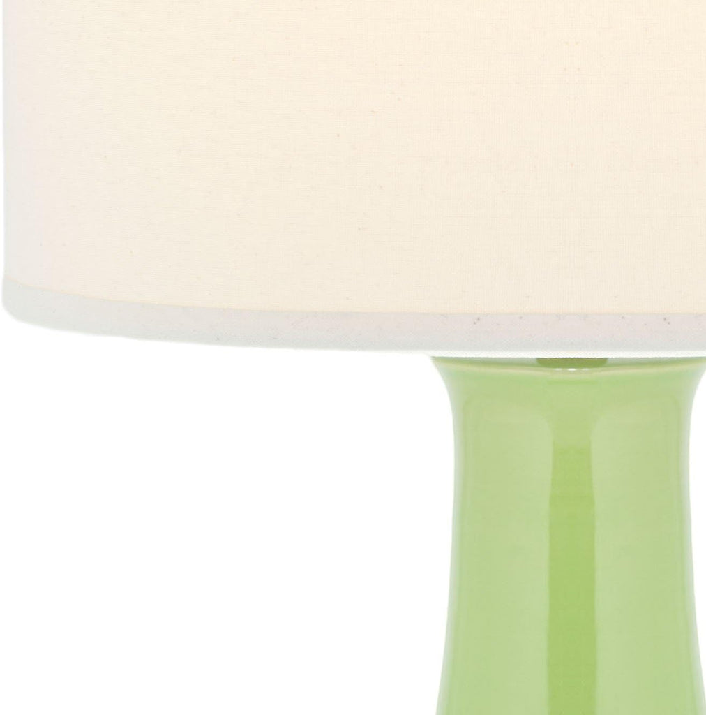 Paris Modern Green Ceramic 28-inch Bedroom Living Room Home Office Desk Nightstand Table Lamp (LED Bulb Included)