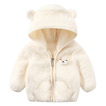 Girls Outerwear Fleece Jacket Boy Winter For Kids Coat Baby Clothes