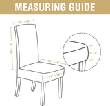 H.VERSAILTEX Dining Chair Covers Velvet Stretch Chair Covers for Dining Room Set of 6 Parson Chair Slipcovers Chair