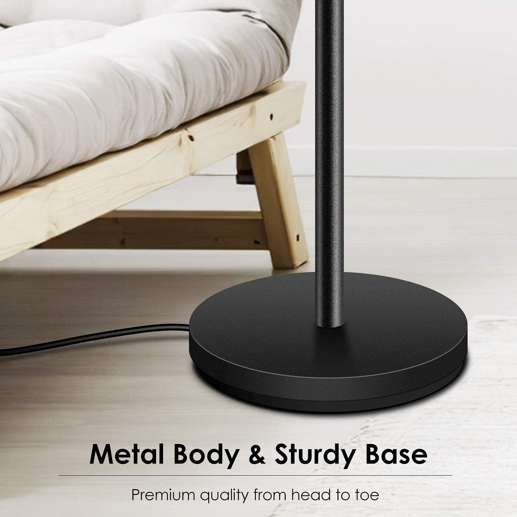 Torchiere Floor Lamp, 30W Super Bright LED Standing Lamp, Stepless Dimmable Pole Lamp with 3000K Lighting