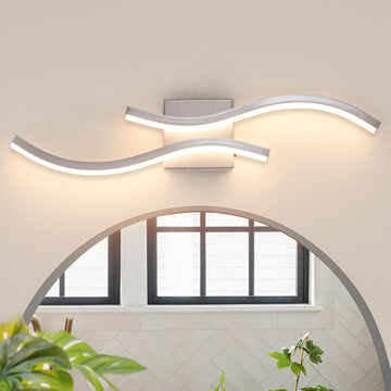 Bathroom Vanity Light Fixture, 26W 5CCT Dimmable Modern Led Bathroom Light Fixtures Over Mirror, LED Vanity Lighting