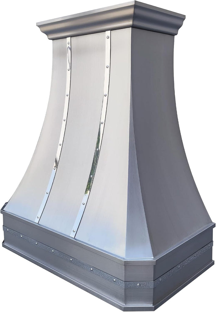 Wall Mount Range Hood 4 Speed LED Lights