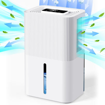 Portable Home Dehumidifier for Basements Bathroom Bedroom|91 OZ Tank|900 sq.ft Coverage|Quiet Smart Design with Auto