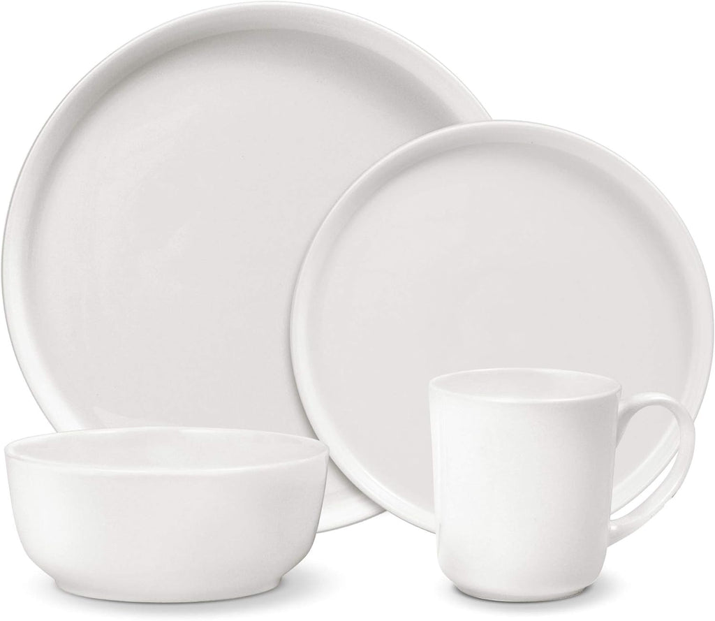 5266100 Samantha Chip-Resistant 16 Piece Set, Service for 4 White