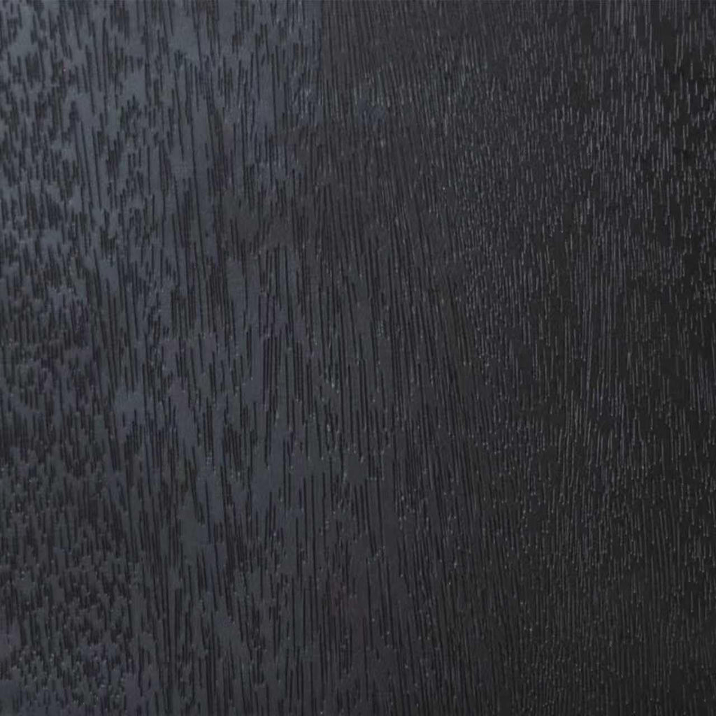 36"x80" Modern Style Fiberglass Front Door with Mahogany Wood Grain Texture, 4-Lite Frosted Glass, Left Inswing