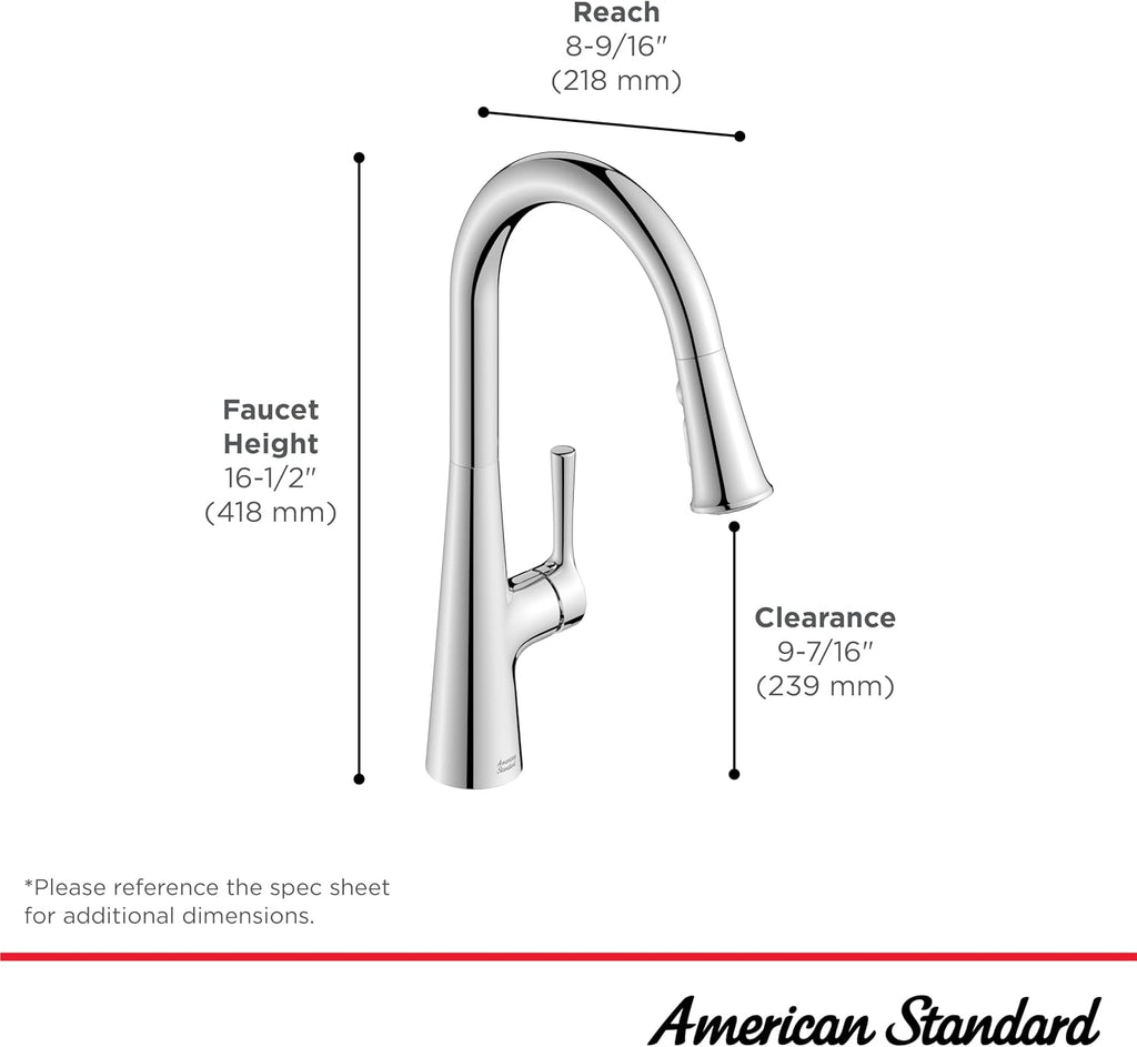 7441300.075 Southport Pull-Down Kitchen Faucet with Sprayer, 1.8 GPM, Kitchen Faucets with Pull Down Sprayer
