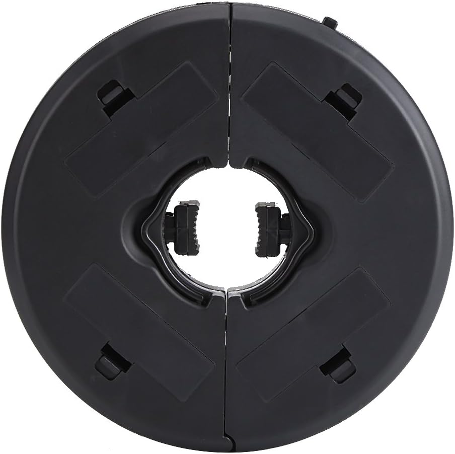 Outdoor Umbrella Pole 28 LED Light with Three Lighting Modes Design Night Lamp (Black)