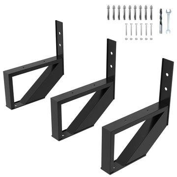 Steel Stair Step Riser 1-Step 3 Pack, Sturdy Metal Stair Stringer