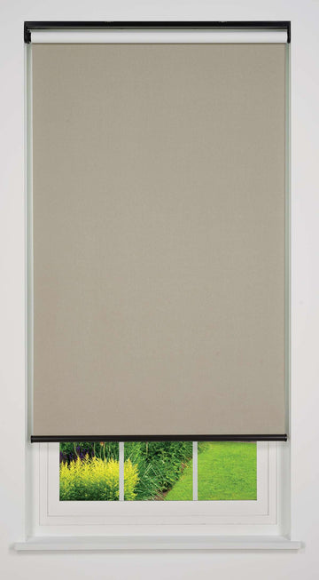 Cordless Sierra Blackout Roller Shade, Taupe (Arrives 1/4" Narrower)