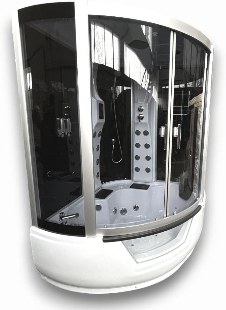 Whirlpool Bathtub and Shower MONTECARLO 59.05" Hydrotherapy with Heater Hot Tub