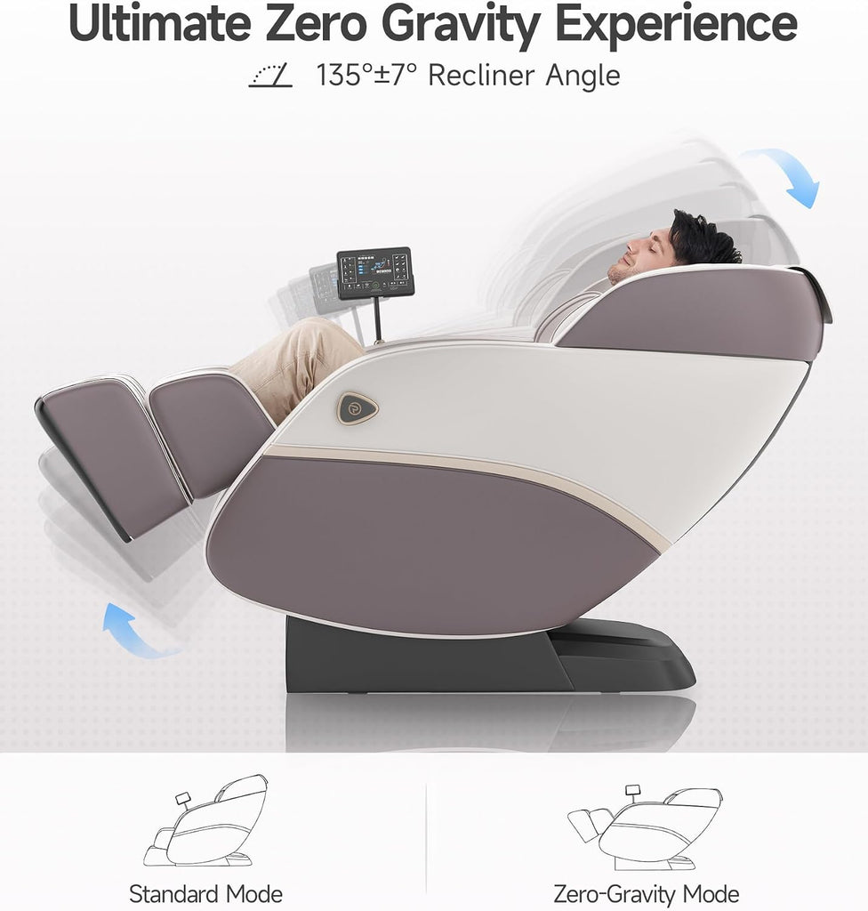 3D Massage Chair Full Body SL-Track Recliner Favor-22 | 16 Auto Modes, 4 Massage Techniques, Voice Broadcast, Body