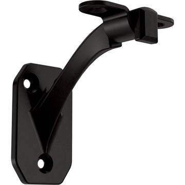 Napier 3 in. (76 mm) Handrail Bracket in Matte Black (4-Pack)