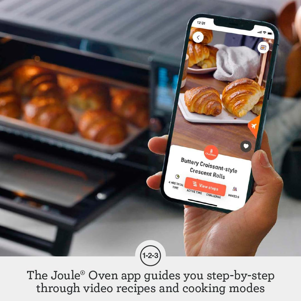 BOV950BSS Joule Smart Oven Air Fryer Pro Countertop Oven, Brushed Stainless Steel