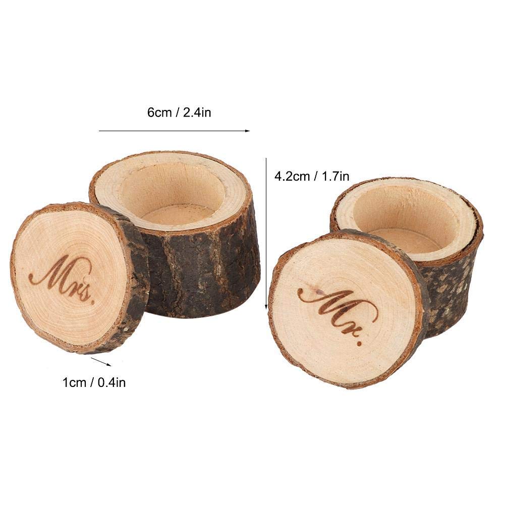 Wooden Wedding Ring Boxes for Ceremony