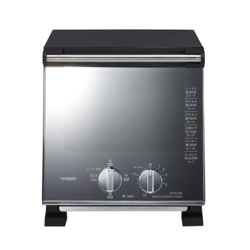 Twin Bird Slim toaster oven (960W) Pearl Black