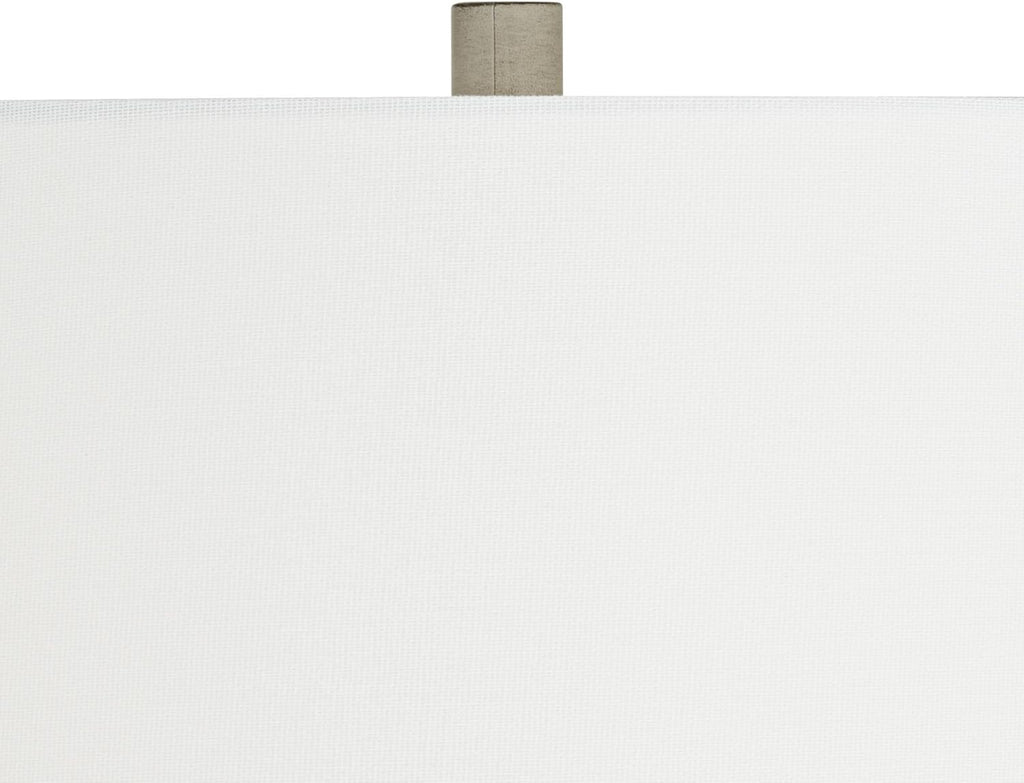 Euro Design Claire 30" Tall Sculptural Large Mid Century Modern Farmhouse Coastal End Table Lamp White Beige Living