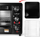 Updated Premium Version Multifunction Grill Oven, Dual Hot Plate, Toaster Oven w/Rotisserie, Grill/Griddle Top