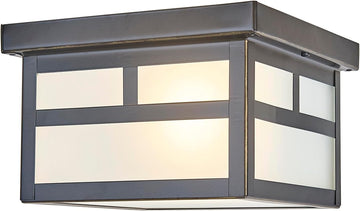 9.5 Inch Black Flush Mount Ceiling Light