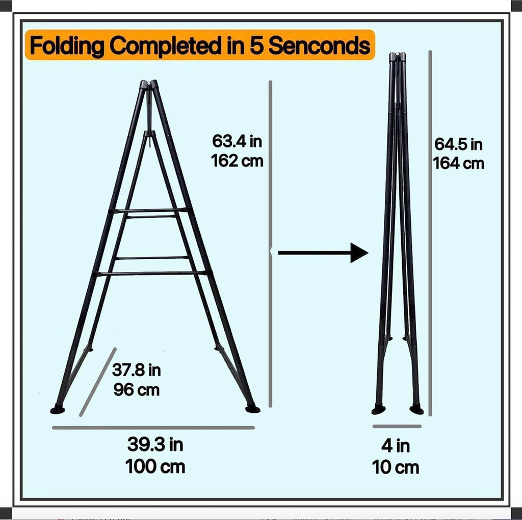 Chair Stand with X-Large Swing Chair with Footrest,Anti-Tip Thickened Weather-Resistant Iron Pipe Swing Frame, 450Lbs