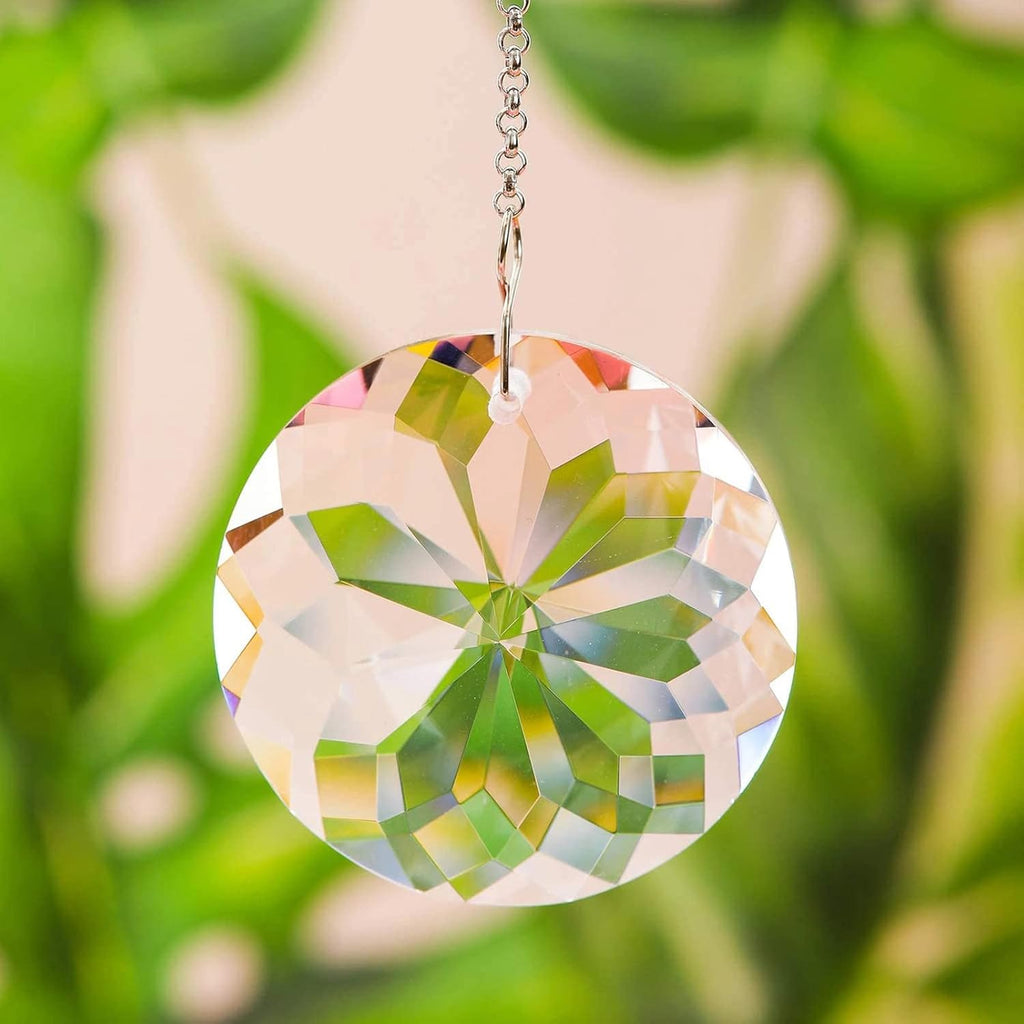 Window Hanging Crystals Prism Suncatcher for Windows, Rainbow Maker Pendant Sun Catchers