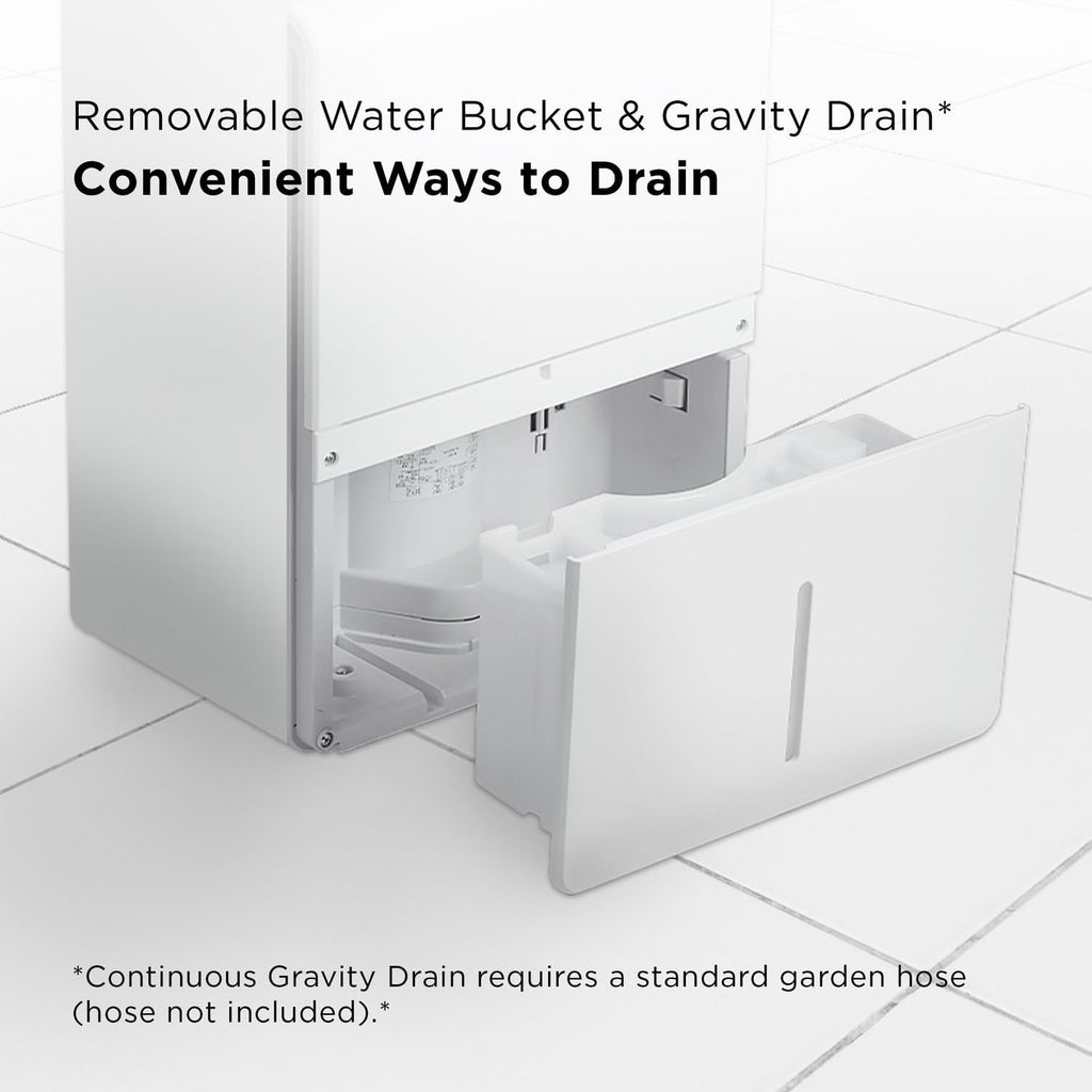 4,500 Sq. Ft. Smart Dehumidifier, Energy Star Most Efficient 2024, 50 Pints Per Day, Ideal for Basements, Rooms
