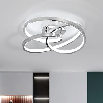LED Ceiling Light Fixtures,36W Flush Mount Modern LED Ceiling Light,Cool White 6000K Close to Ceiling Lights Bedroom