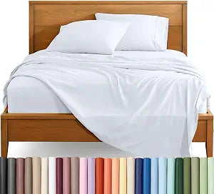 Cal King Sheet Set - 1800 Ultra-Soft (California King, White)