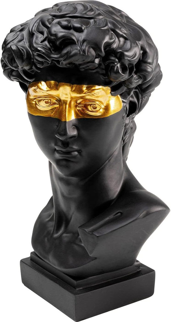 Decorative object David Eyes, Black, 30x18x16 cm, Decorative figurine, Design, Home decor, Modern, Home design