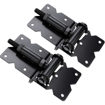 Heavy Duty Self Closing Gate Hinges Adjustable 90 Degree Gate Hardware Kit