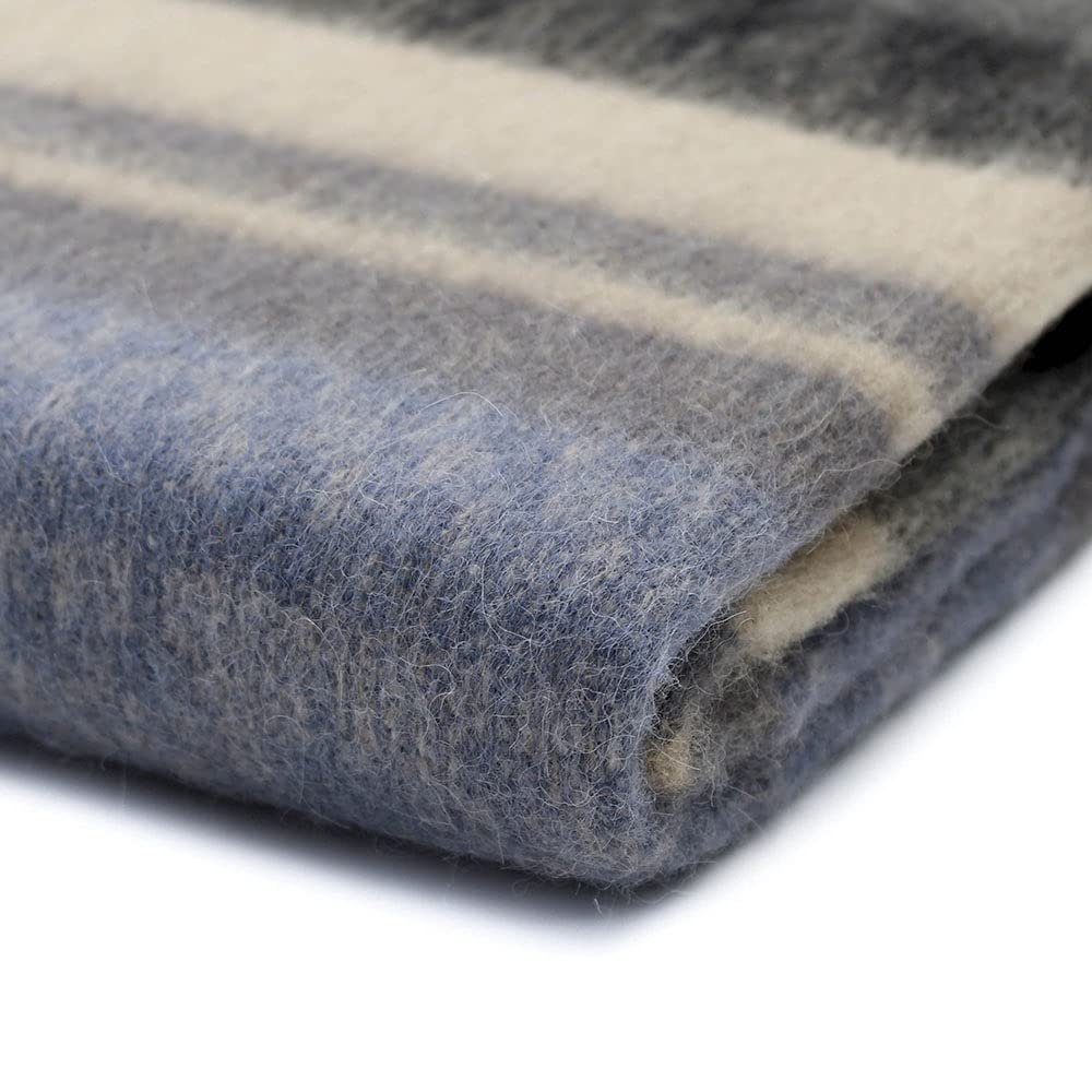 Merino Wool Throw Blanket Cherokee Tribal Design Soft Warm 72" x 60"