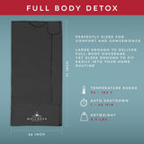 Portable Sauna for Home - Infrared Blanket for Detox, Weight Loss & Relaxation, Dry Heat Therapy Bag
