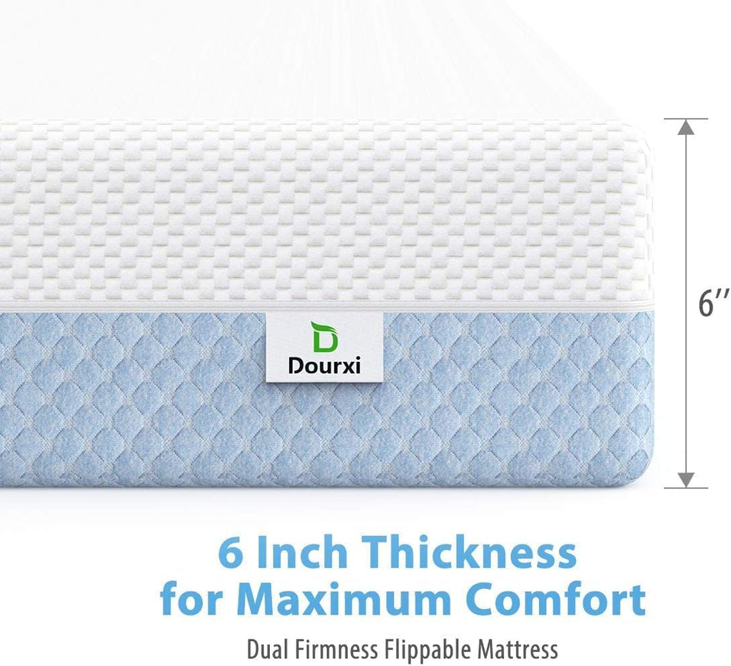 Crib Mattress, Dual Sided Comfort Gel Memory Foam Toddler Mattress | Premium Triple-Layer Support Core, Breathable