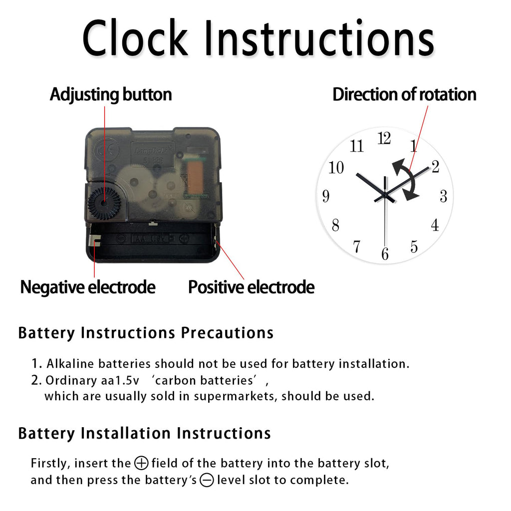 Retro Rustic Wooden Wall Clocks 16 Inch